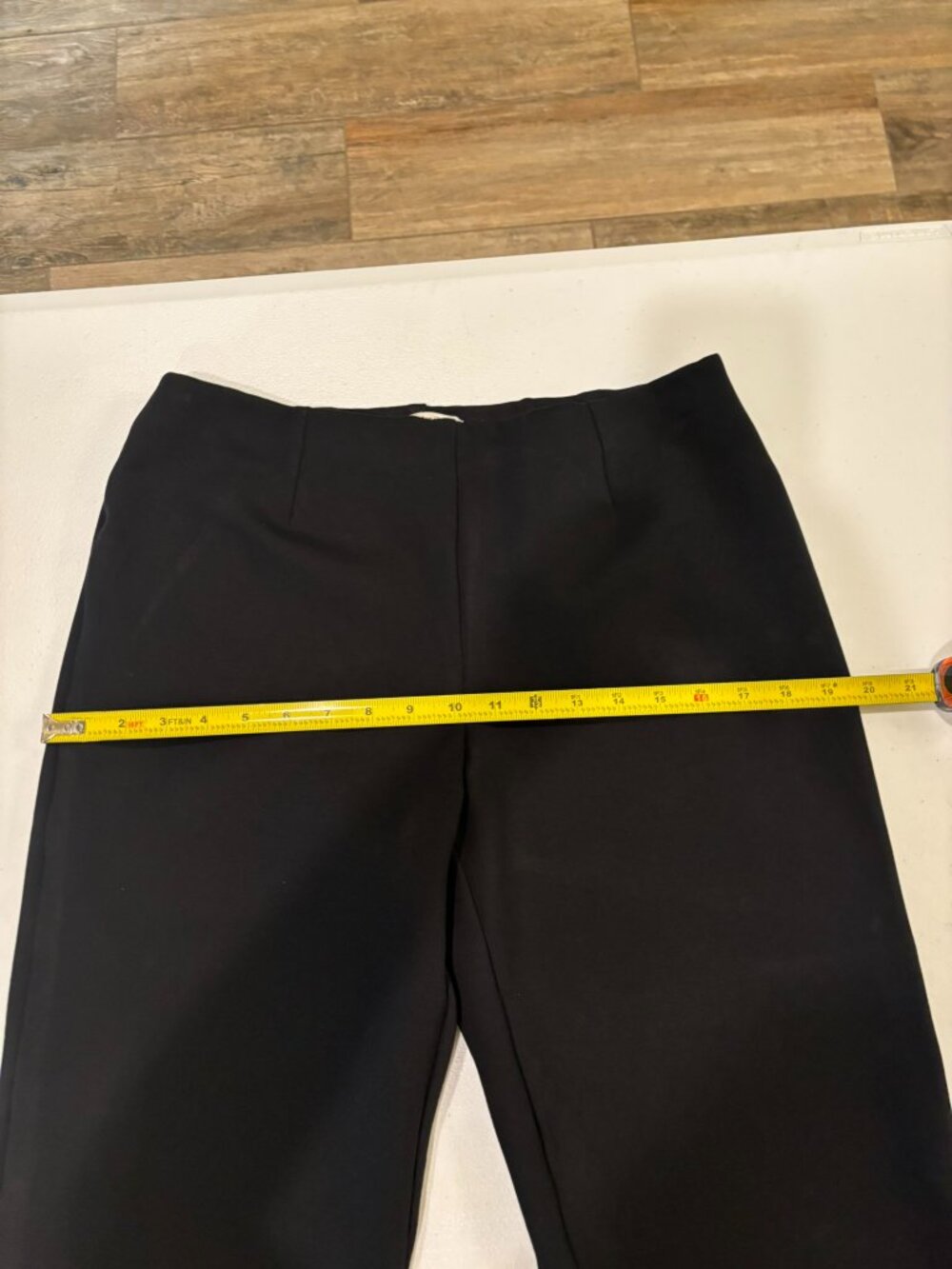 Coldwater Creek Classic Fit Black Flared Legs Pants - Picture 5 of 9
